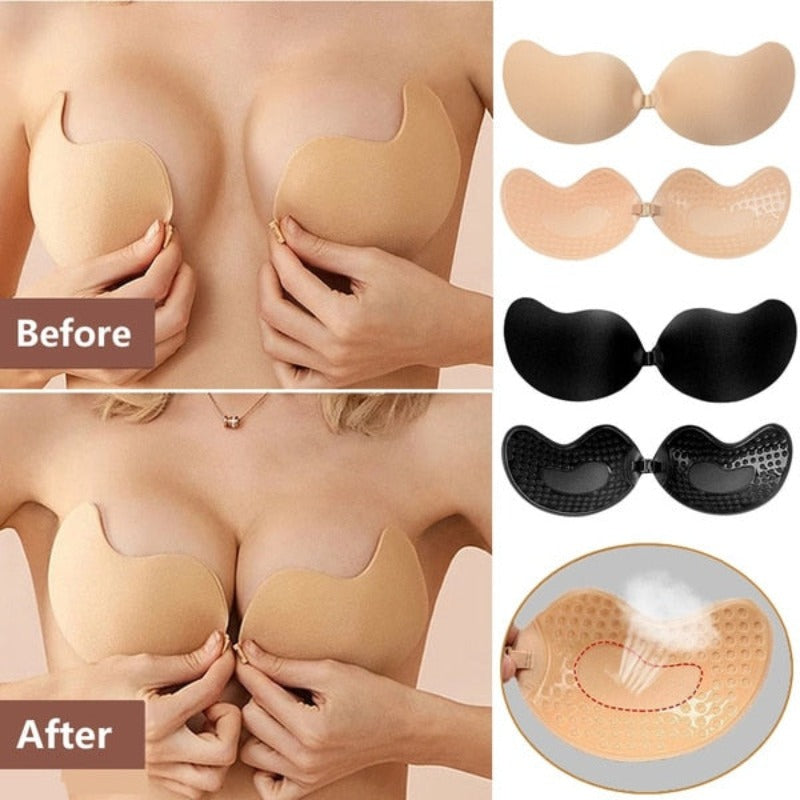 Invisible Push Up Bra: Cleavage Without Straps