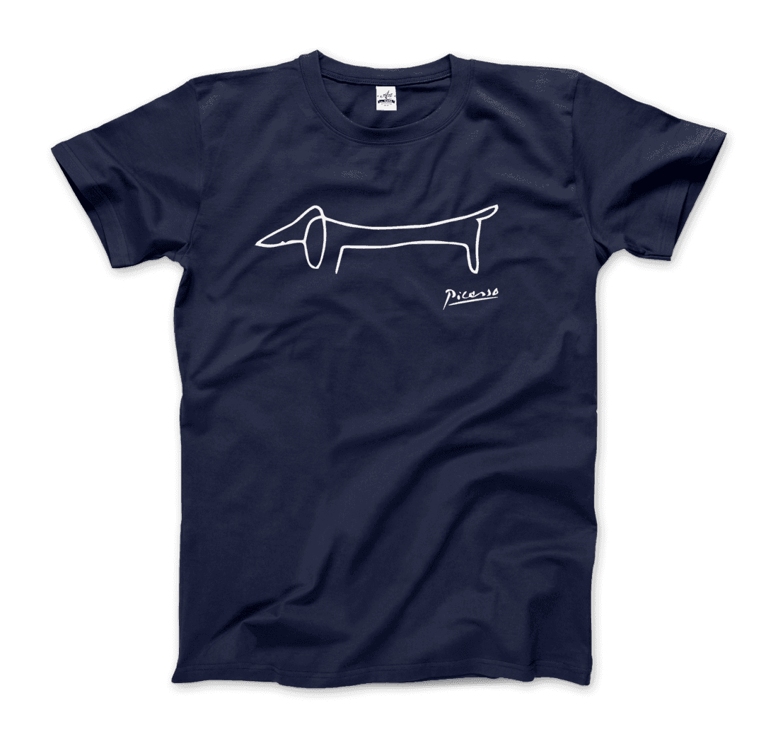 Honor Picasso's Playful Companion With This Artistic Dachshund T-Shirt