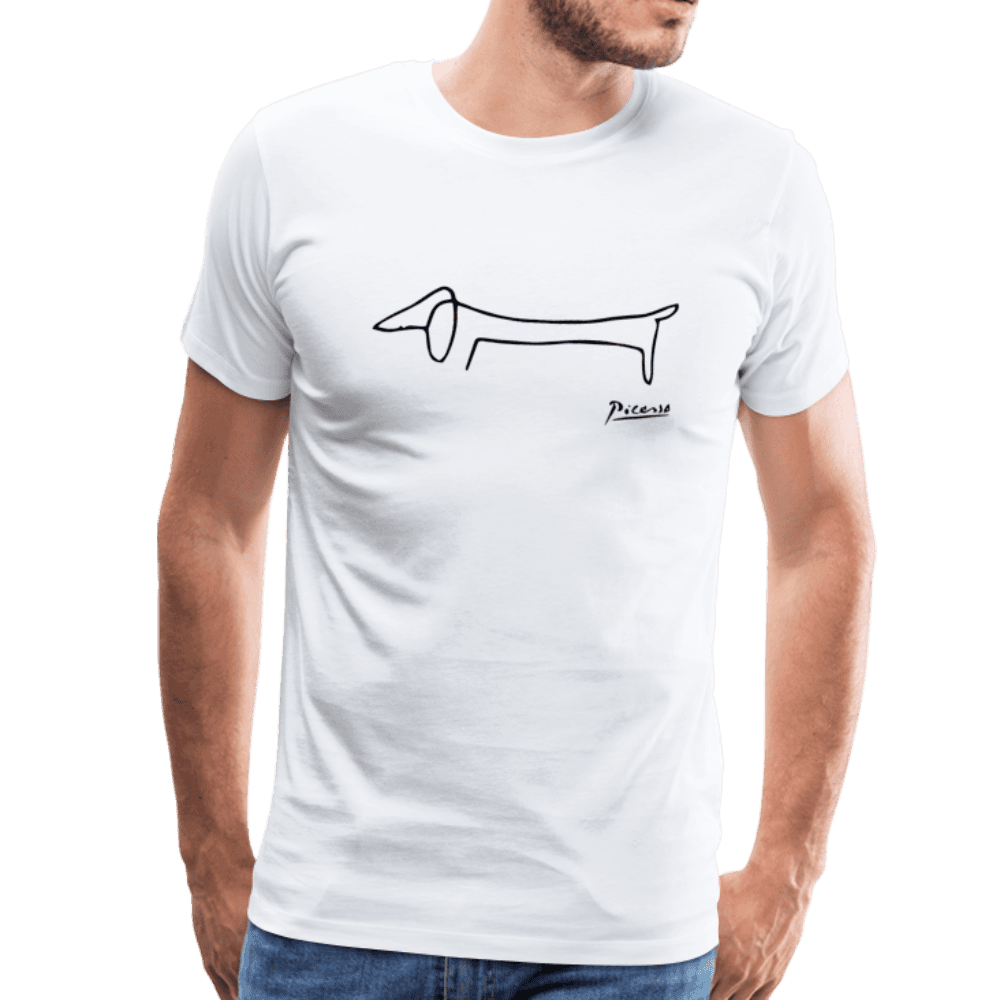 Honor Picasso's Playful Companion With This Artistic Dachshund T-Shirt