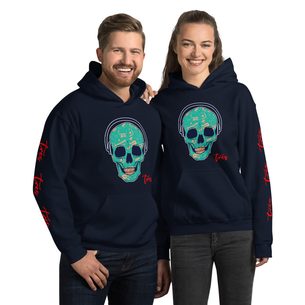 Unisex "DJ Skull" Hoodie: Your New Go-to For Cozy Evenings