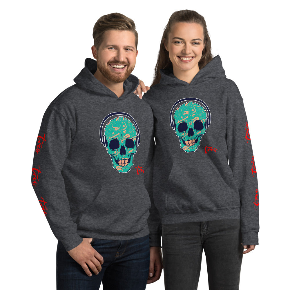 Unisex "DJ Skull" Hoodie: Your New Go-to For Cozy Evenings