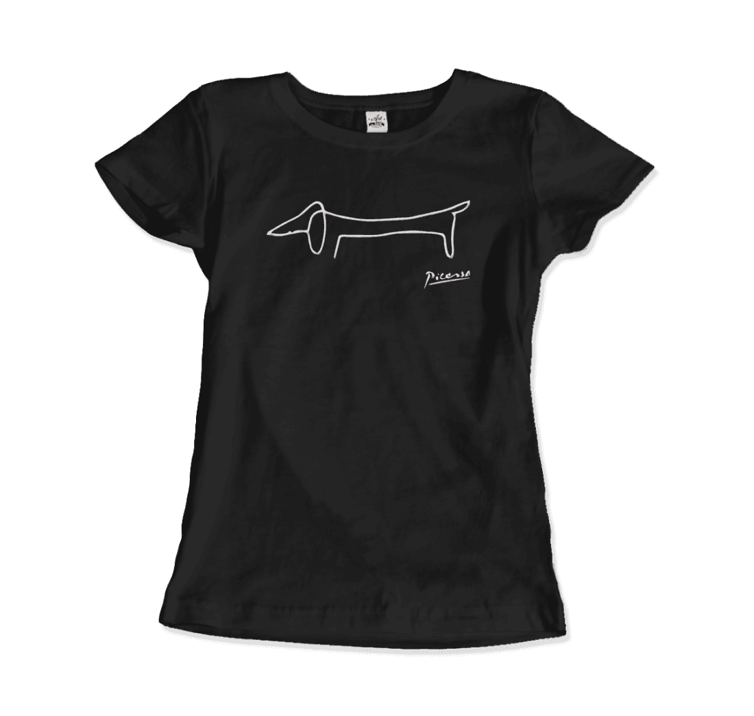 Honor Picasso's Playful Companion With This Artistic Dachshund T-Shirt