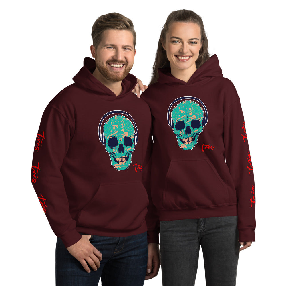 Unisex "DJ Skull" Hoodie: Your New Go-to For Cozy Evenings